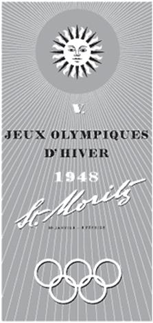 1948年第5届圣莫里茨冬奥会会徽