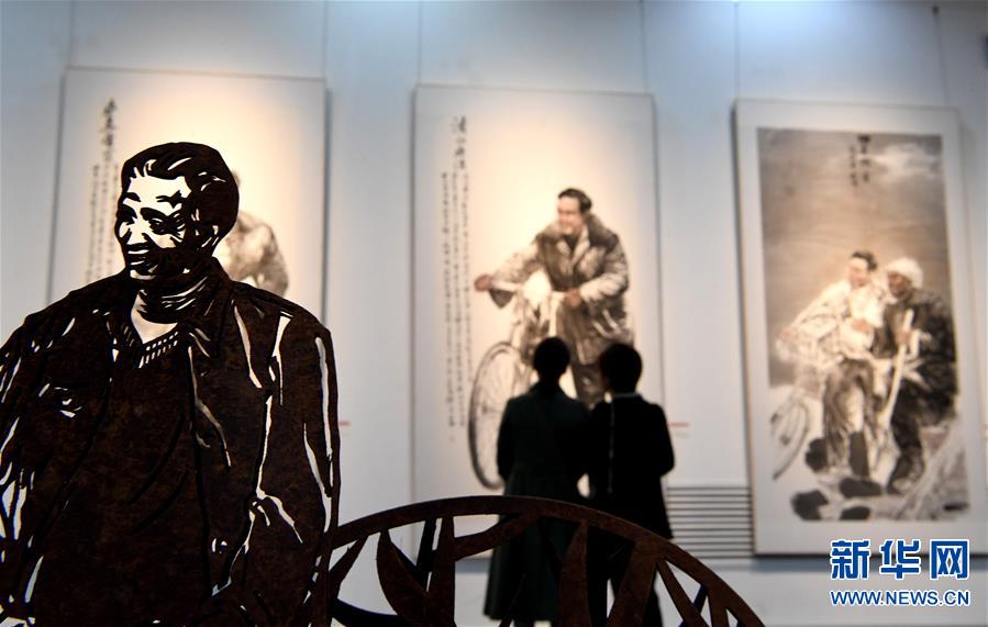 （文化）（4）弘扬焦裕禄精神美术作品巡展首展在郑州开幕