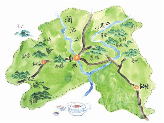 国搜报刊 正文  布朗山:古茶,古树,古村普洱茶一直有六大古茶山的说法图片