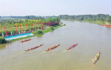 河南省第十一屆中華軒轅龍舟大賽在濮陽縣舉辦